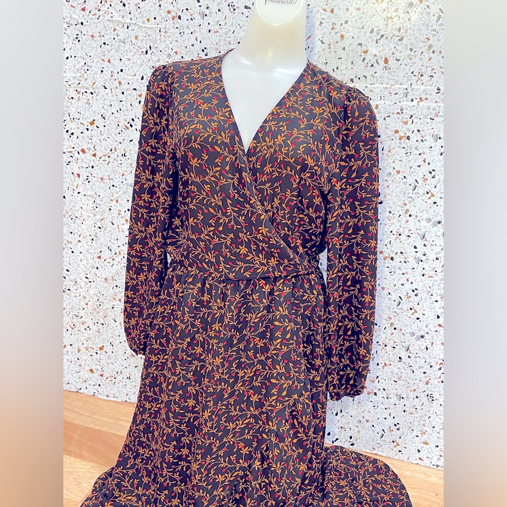 Old Navy Floral Wrap Dress